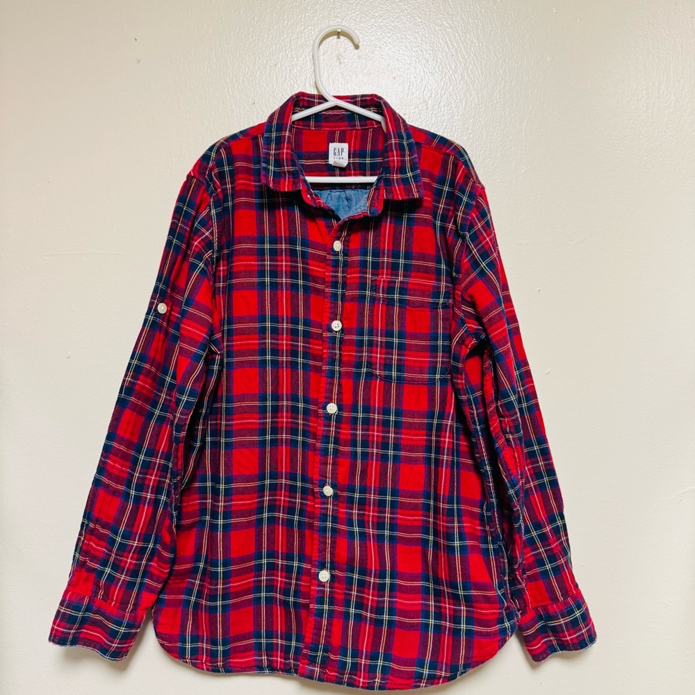 Gap kids Long Sleeve Button Down